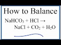Balancing Chemical Equations Concepts