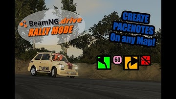 BeamNG Rally Mode Tutorial Part 2 - How To create Rally stages with pacenotes on any map [OUTDATED]