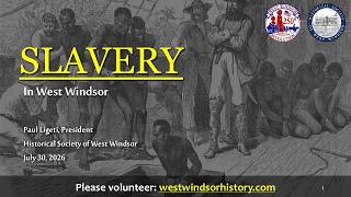Slavery in West Windsor, NJ