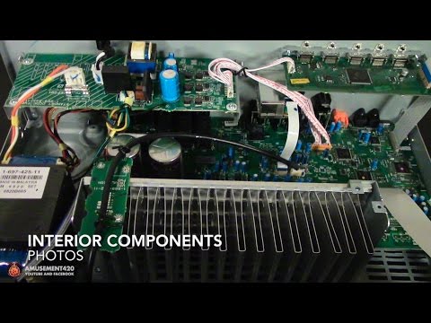 SONY STR-DH550 AV RECEIVER Interior Components Shown & Review | amusement420