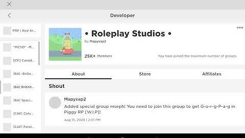 How to get "SPECIAL GROUP MORPH" BADGE + GEORGE PAG |Piggy rp [W.I.P]|Roblox