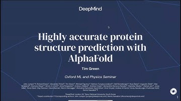 Tim Green: Highly accurate protein structure prediction with AlphaFold