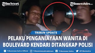 Polisi Tangkap Pelaku Penganiayaan Wanita di Jalan Boulevard Kendari Sulawesi Tenggara