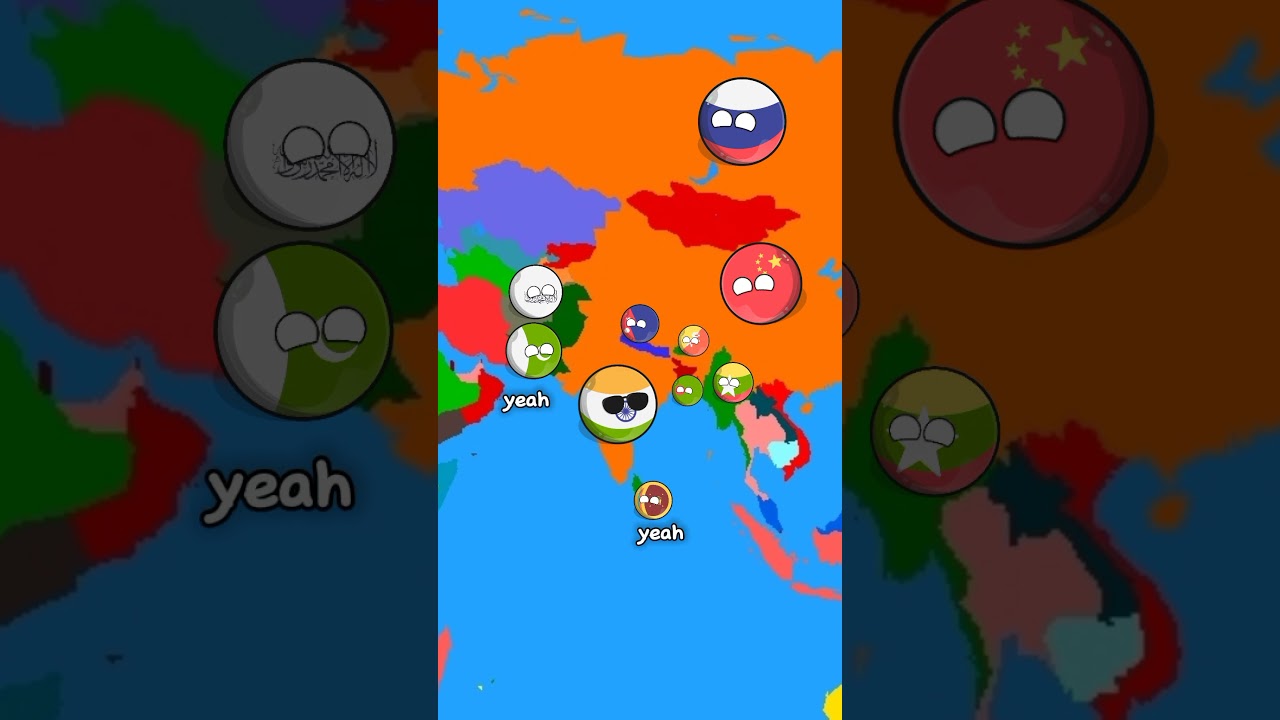 The RIC ☠️ ( Russia - India - China ) | countryballs | 