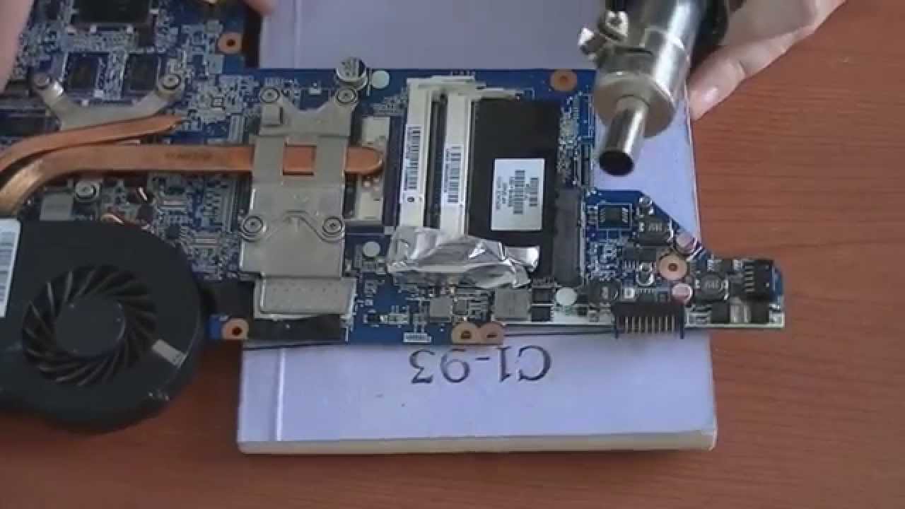 Ремонт ноутбука HP pavillion dv6-3040er - YouTube