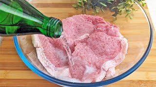 Selbst das trockenste Stück Schweinefleisch wird saftig und zart! Marinade mit Mineralwasser