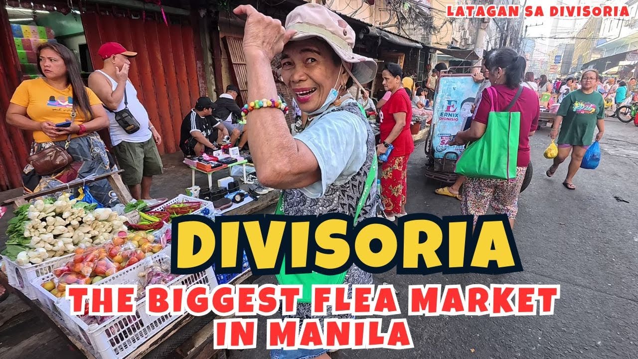 DIVISORIA THE BIGGEST FLEA MARKET IN MANILA