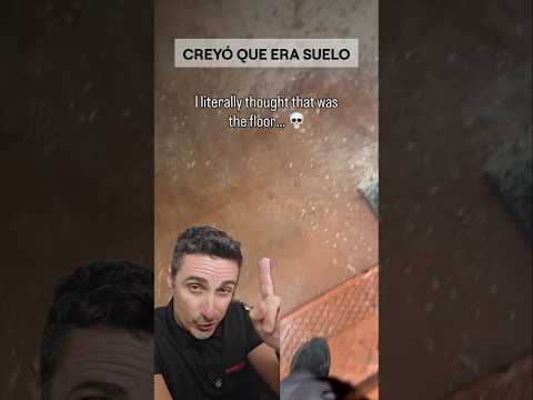 Creyó que era suelo.#supervivencia #curiosidades #sabiasque