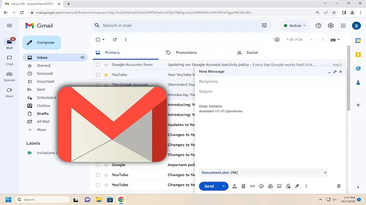 How to Attach a Document to Gmail [Guide]