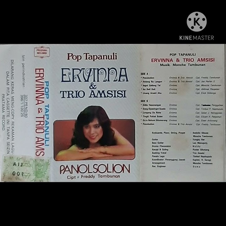 ERVINNA bersama TRIO AMSISI : Panolsolion (Kaset ini baru ketemu dan akan segera di upload🙏)