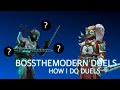 How does bossthemodern do duels  shadow fight 3