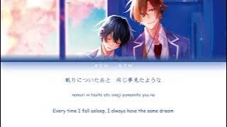[Sasaki to Miyano op] Miracle Chimpanzee_ -Mabataki||Colour coded lyrics_Jpn_romanji