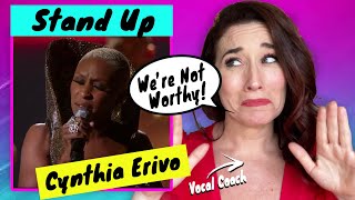 Vocal Coach Reacts Cynthia Erivo - Stand Up | WOW! She was...