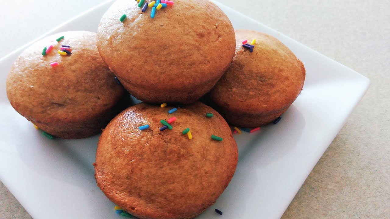 HEALTHY WHEAT FLOUR BANANA MUFFINS WITHOUT EGGS MUFFINS RECIPE