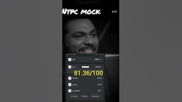Ntpc mock.  🥺. #ntpc cbt-1.#shortsfeed #railways #ssc #ssccgl #chsl #viralvideo #exam #ntpcexam2025