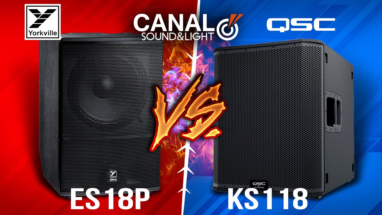 Битва сабвуферов Yorkville ES18P и QSC KS118