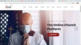 Lesson 2  Home page using elementor(Church site)