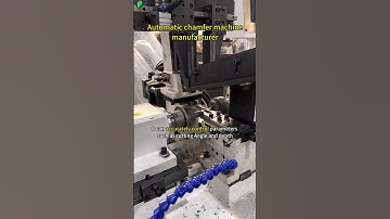 Automatic chamfering machine, One stop solution to the chamfer problem!