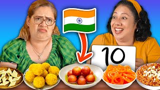 Mexican Moms Try Indian Food! (Desserts)
