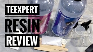 Teexpert Resin Review - first time testing and why not see how it works for ocean lacing effects screenshot 2