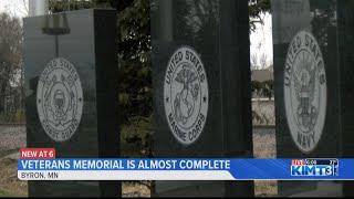 Byron's veterans memorial almost complete
