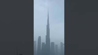 Burj khalifa | Dubai      #rain #shorts