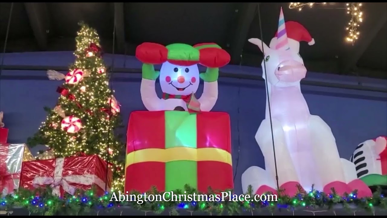 The Abington Christmas Place Abington MA YouTube