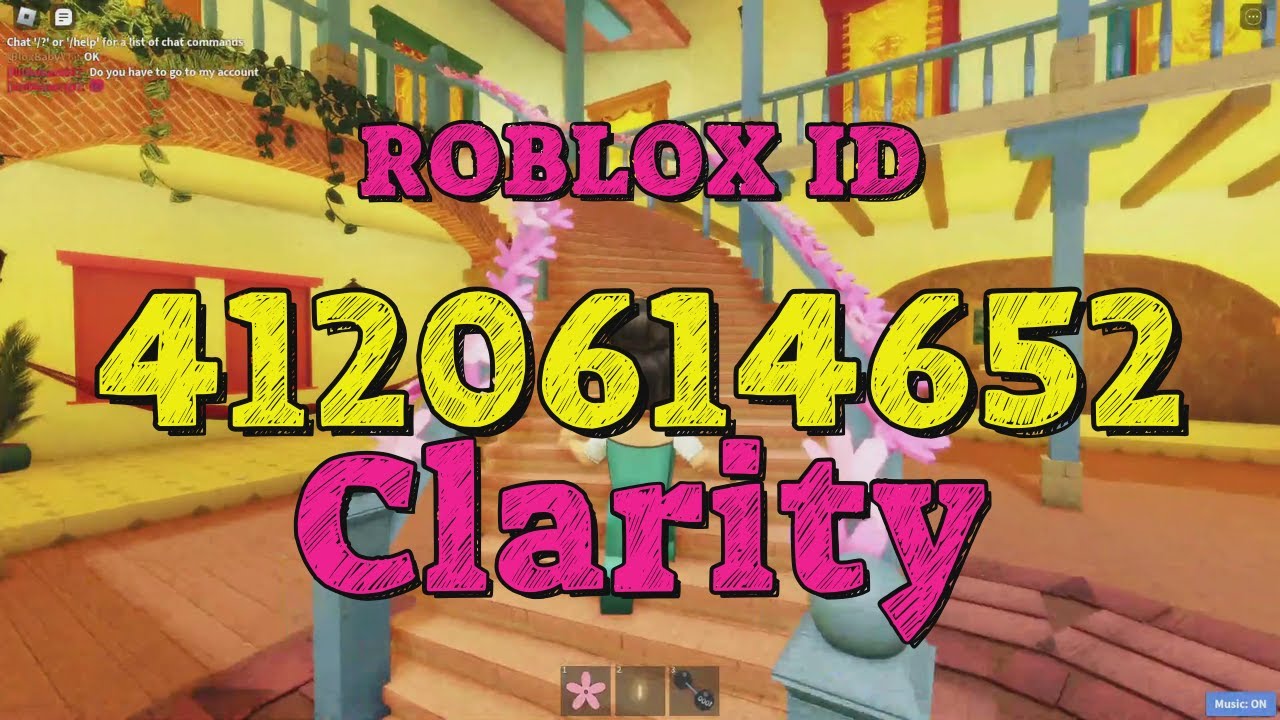 CLARITY Roblox Song Codes YouTube