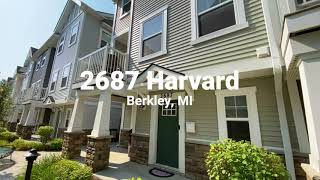 2687 Harvard Berkley MI - Just Listed - 2017 Townhome