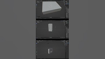triple time-lapse #indie  #blender #gamedev #timelapse #pc #laptop #monitor #unity #shorts