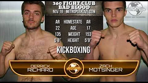 360 Fight Club Bad Blood  Derrick Richard vs Zac M...