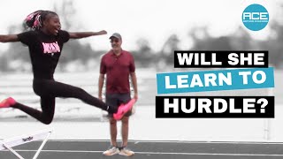 Can She Learn to Hurdle? | Coaching Hurdles for Beginners | How to Hurdle
