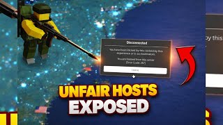 Exposing Unfair Hosts || Roblox Rise Of Nations