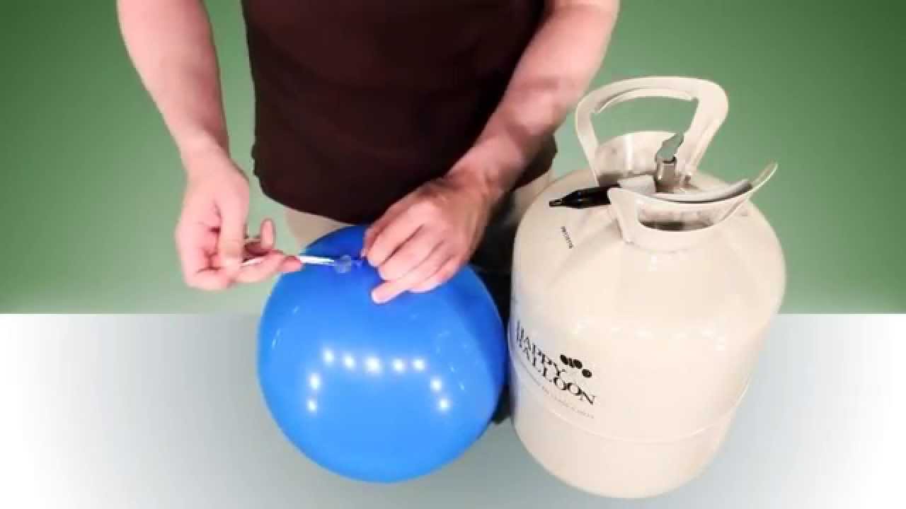 100791 Ballons mit Helium befüllen Anleitung - YouTube