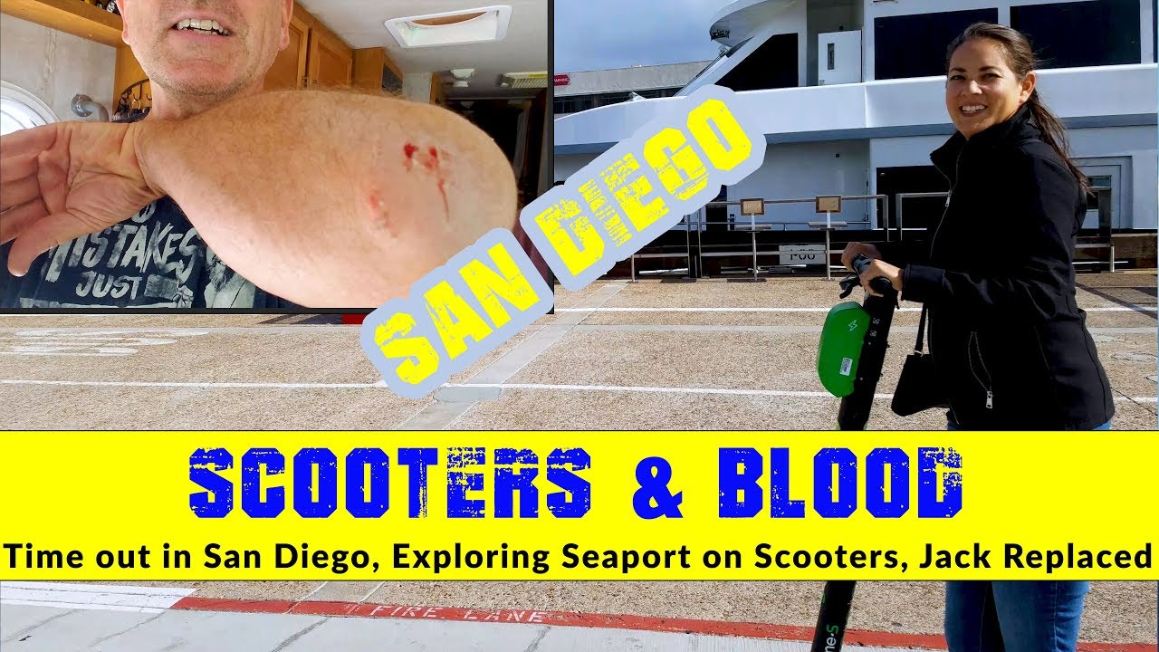 Scooters in San Diego's Seaport Village The Motorhome Experiment