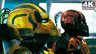 How Cyrax & Sektor Turned Into Cyborgs Scene 4K ULTRA HD  MORTAL KOMBAT