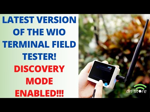 Enabling the discovery mode on the Wio Terminal Field tester helium compatible. Upgrade to the v 1.8