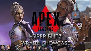Wraith Hyper Blitz Skin Showcase 4K - Apex Legends