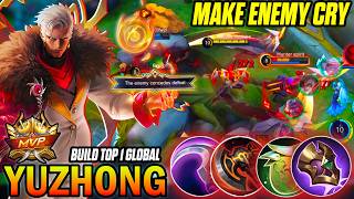 Yu Zhong 21 Kills Mvp Beast Mode Gameplay | Yuzhong EXP LANE VS Ruby #MLBB