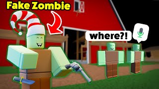 Fake Zombie Trolling in MM2.. (Murder Mystery 2)