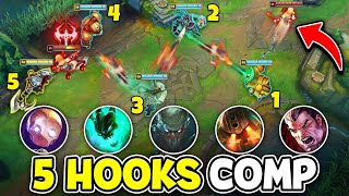 WE PLAYED 5 HOOKS CHAMPS AND CREATED A HOOK ASSEMBLY LINE (THERE'S NO ESCAPE)