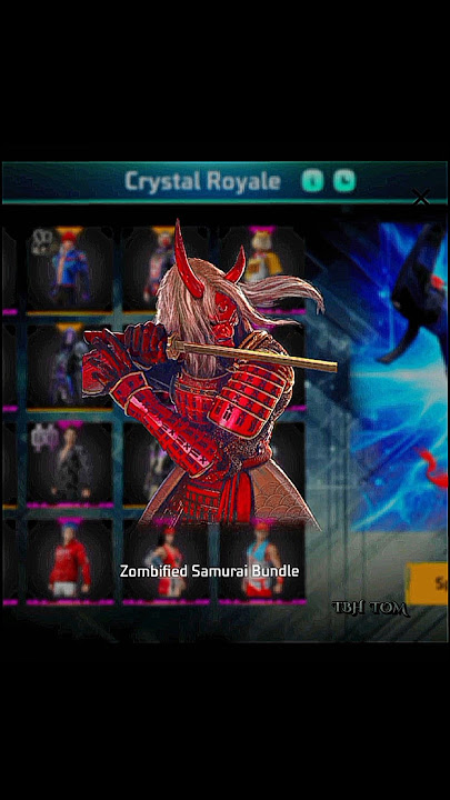 Zombified Samurai Bundle 🔥 in 200 Tokens 💥 Garena Free Fire #shorts #freefire