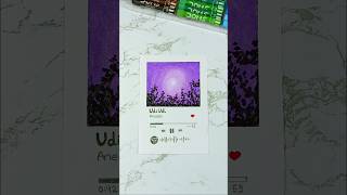 Easy Spotify polaroid Drawing With Oil Pastels