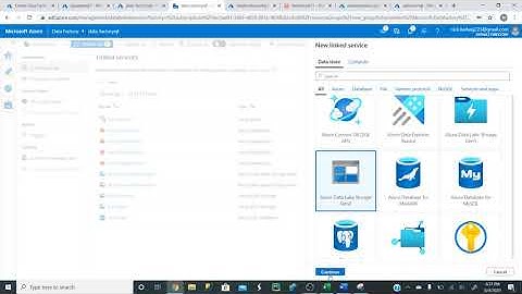 Create Data Factory and an Azure SQL Database