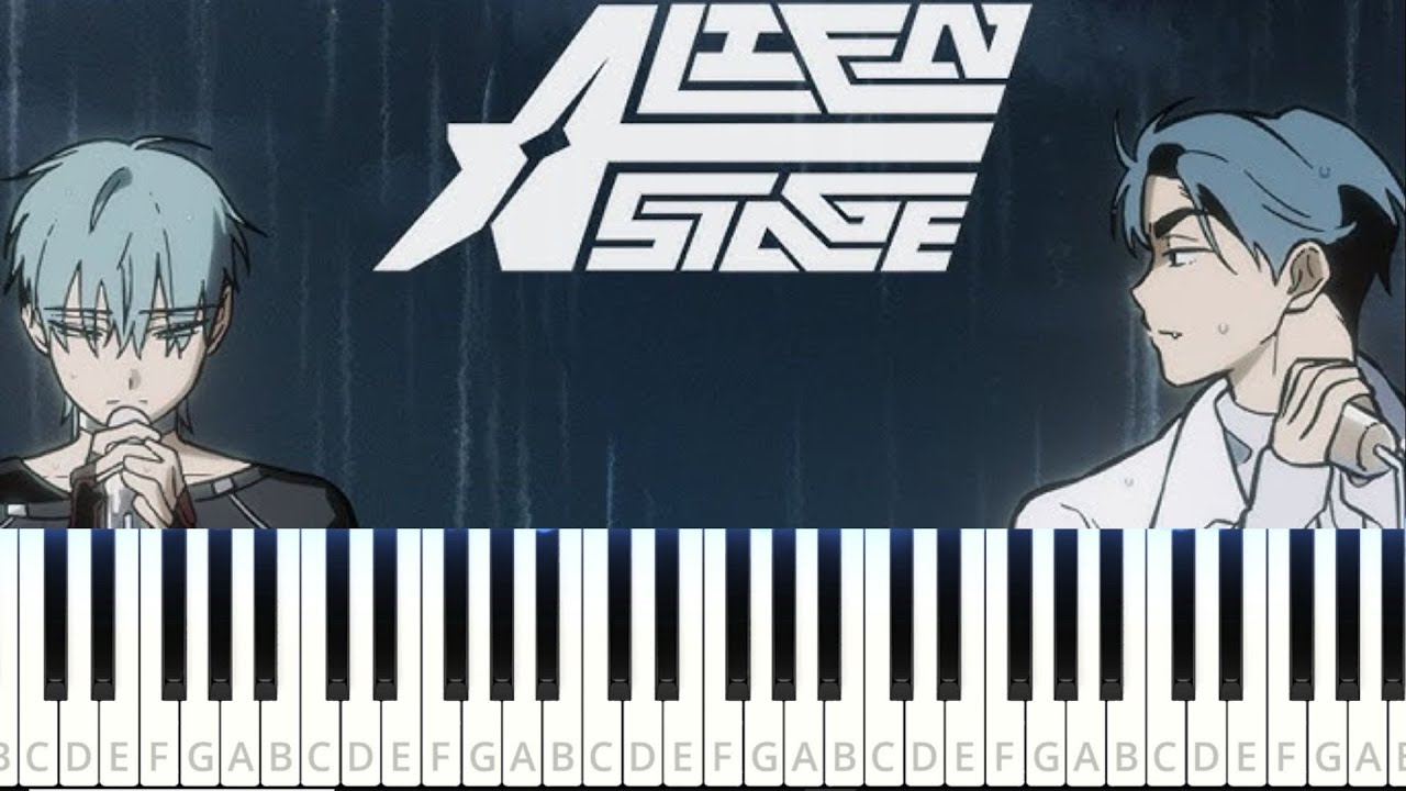 CURE / Alien Stage Round 6 EASY PIANO TUTORIAL FREE SHEET 