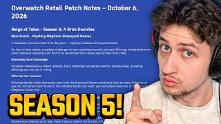MASSIVE CHANGES - Reacting To Overwatch Season 5 Patch Notes