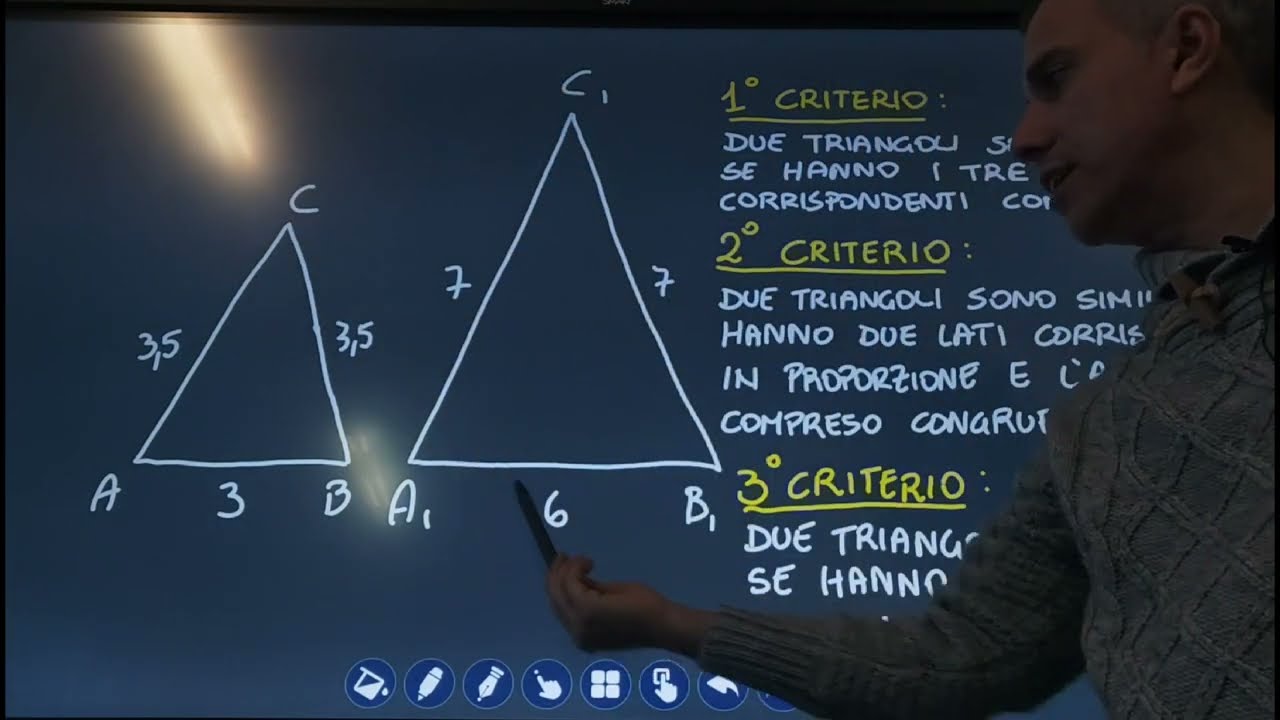 I criteri di similitudine dei triangoli