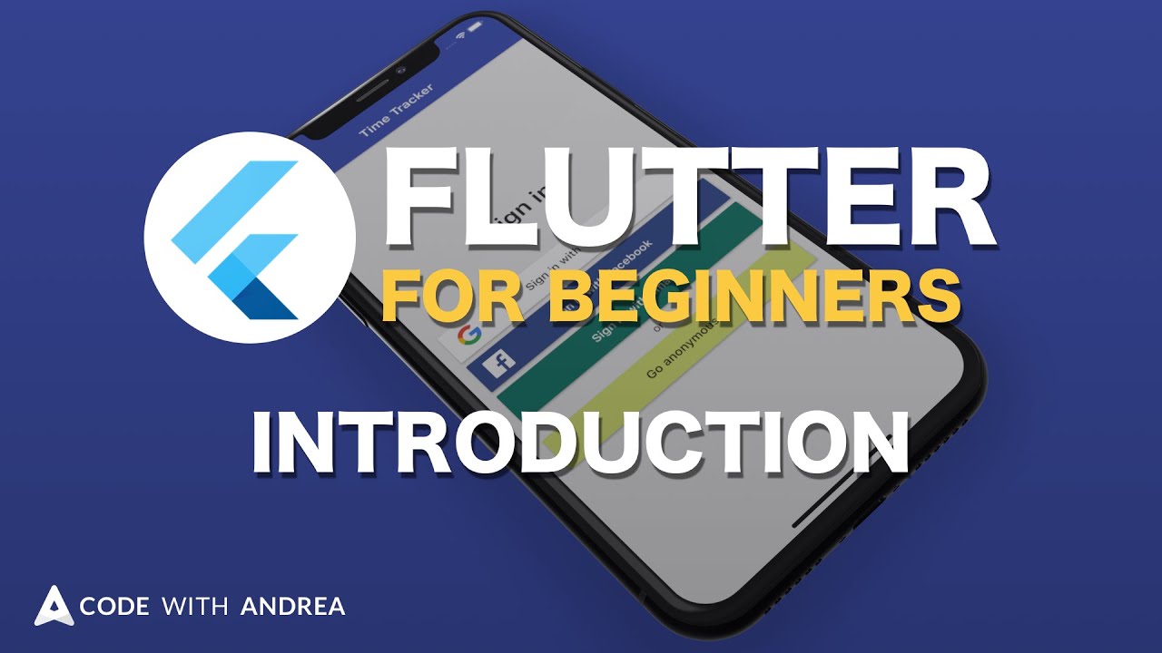 Flutter Tutorial for Beginners: Introduction