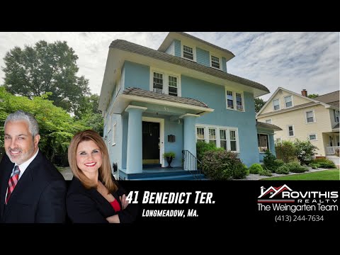41 Benedict Terrace, Longmeadow, MA home video tour