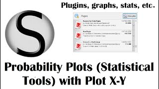 5.7 Basic probability plots using the Plot X-Y and Statistical Tools plugins